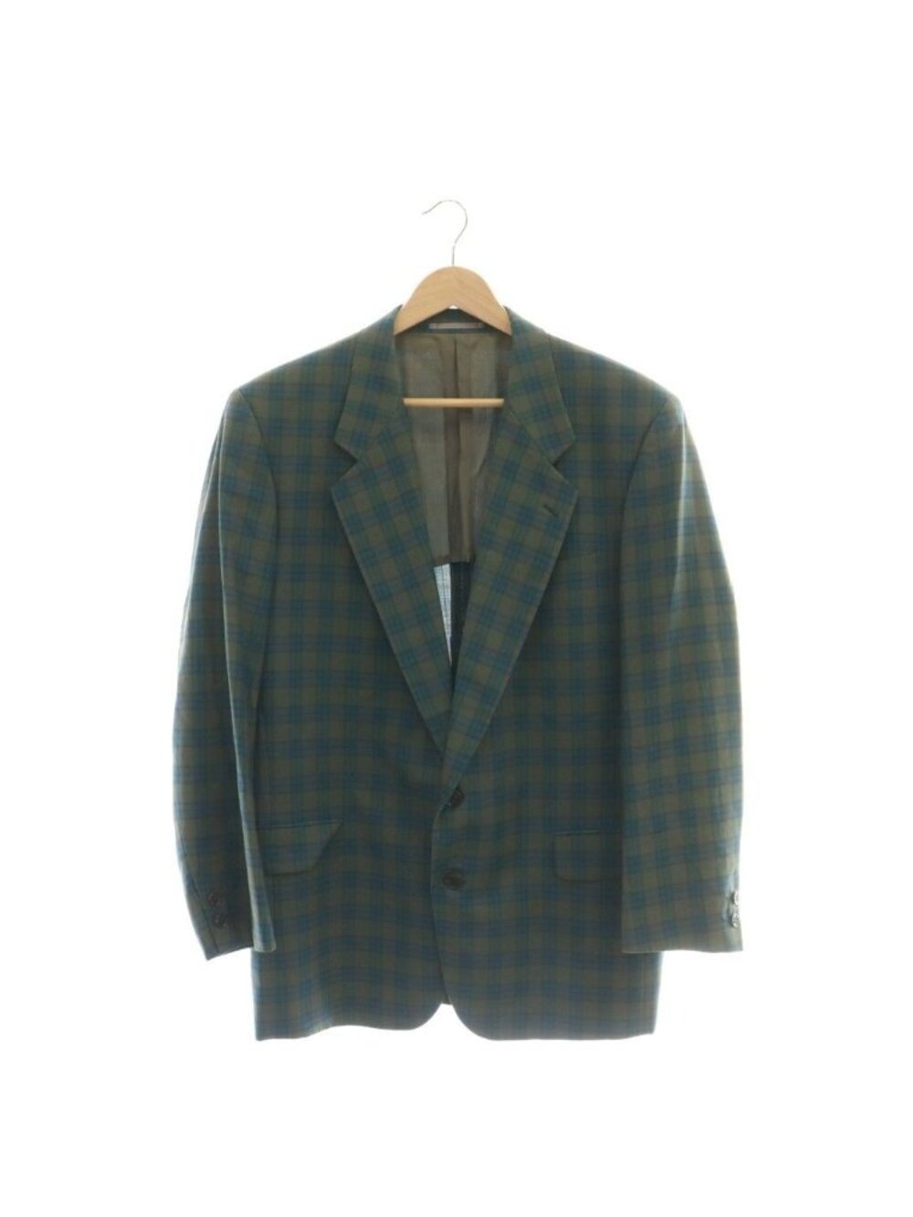 Dior Monsi Vintage Check Jacket Tailored Unlined L Multicolor DO